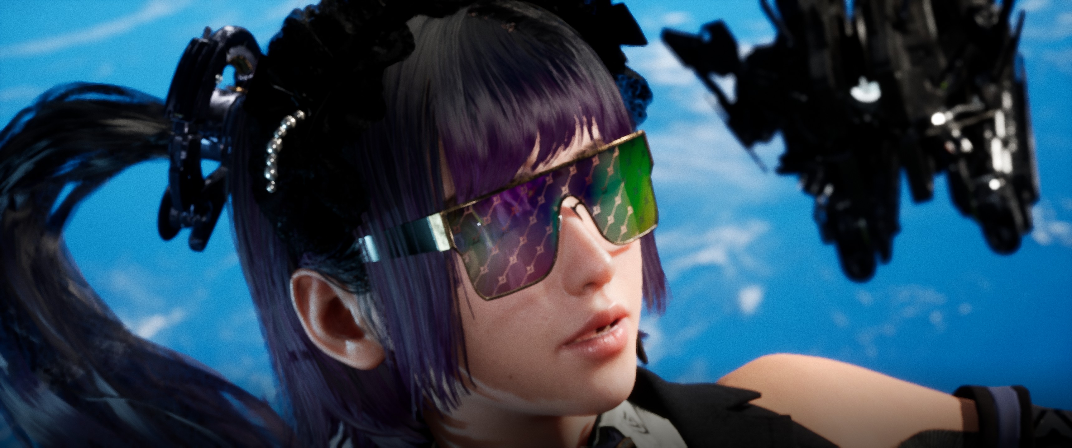 EVE from Stellar Blade in Space